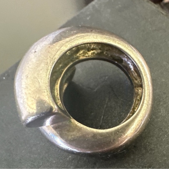 Vintage Modernist 925 Solid Sterling Silver 3D Ring “ James Avery VtG Tiffany “ - Picture 6 of 7